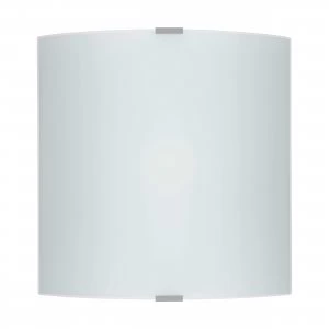 EGLO ES/E27 Wall/Ceiling Light With Satin Glass Diffuser - 84026
