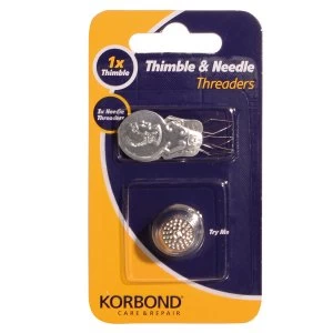 Korbond Needle Threaders and Thimble