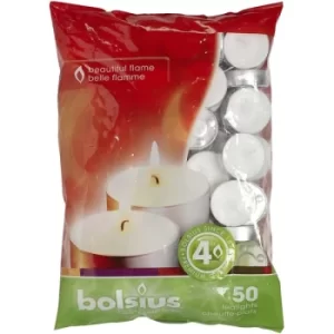 Bolsius Bag 50 Tealights 4hr Burn Time