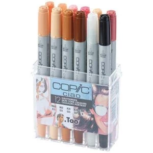 Copic Ciao Skin Tones Colour Marker Pen Set Set of 12