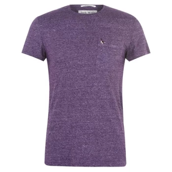 Jack Wills Ayleford Logo T-Shirt - Amethyst