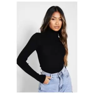 I Saw It First 2 Pack Knitted Roll Neck Jumper - Black