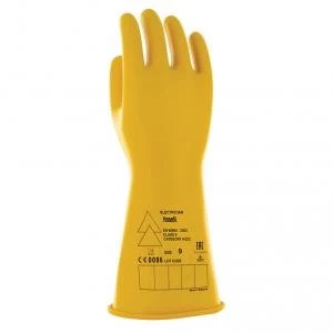 Ansell Low Voltage Electrical Insulating Gloves Class 0 Yellow XL Ref