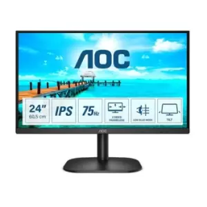 AOC B2 24B2XH computer monitor 60.5cm (23.8") 1920 x 1080 pixels Full HD LED Black