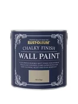 Rust-Oleum Chalky Finish Wall Paint In Silver Sage - 2.5-Litre Tin