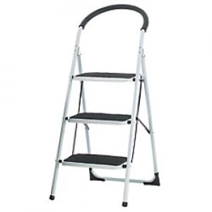 GPC Ladder 3 Steps White Capacity: 150 kg
