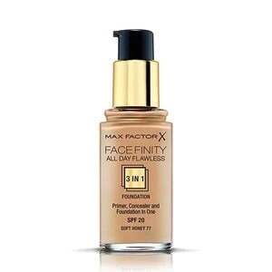 Max Factor Face Finity 3-In-1 Foundation Soft Honey 77 Nude