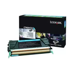 Lexmark C746A1CG Cyan Laser Toner Ink Cartridge