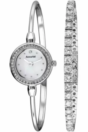 Ladies Accurist Bracelet Gift Set Watch LB1573