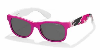 Polaroid Junior P0300F Sunglasses Pink / Print TCSY2 Polariserade 40mm