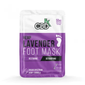 CBDfx - Hemp Foot Mask - Lavender - 50mg