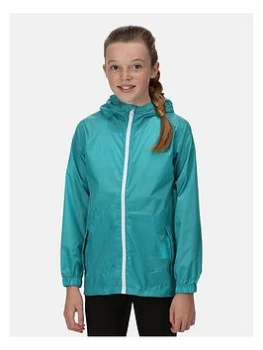 Boys, Regatta Kids Pack-it Iii Waterproof Jacket - Turquoise Size 9-10 Years