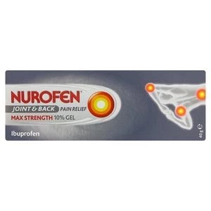 Nurofen Joint and Back Pain Relief 10 percent Ibuprofen Gel 40g