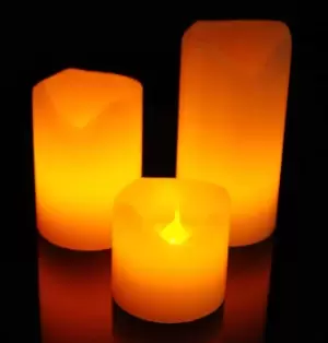 Sentik LED Mood Candles (3 Pack) Warm White