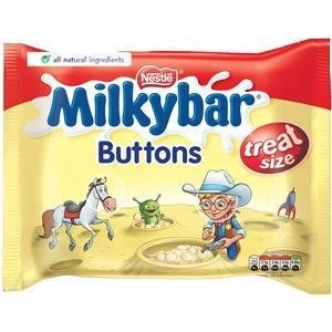 Original Nestle Milkybar Buttons White Chocolate Mini Bags 189g