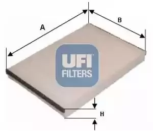 UFI 53.324.00 Interior Air Cabin/ Pollen Filter