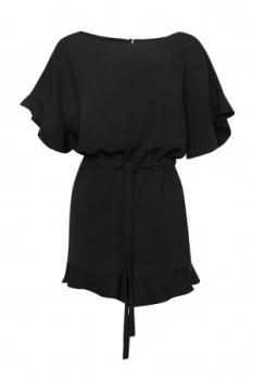 French Connection Cari Romper Black