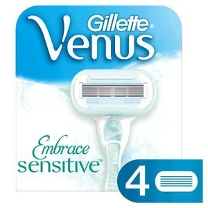 Gillette Venus Embrace Sensitive Female Razor Blade Refills
