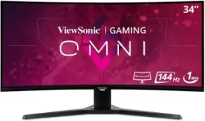 ViewSonic 34" VX3418 QHD Ultra Wide Curved LED Gaming Monitor