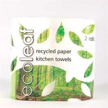 Suma Ecoleaf 3 Ply Kitchen Towel Twin roll Pack
