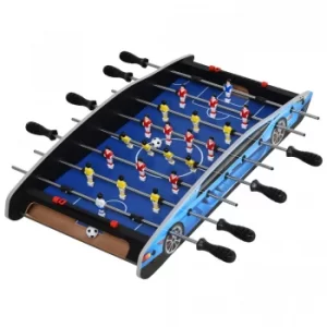 HOMCOM 2ft Foosball Table Football Game Table Arcades Competition Sized for Indoor, Game Room, Bars