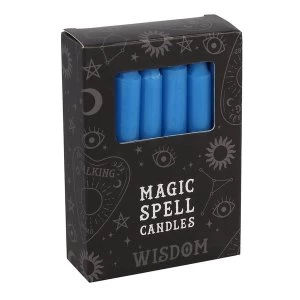 Blue Wisdom (Pack Of 12) Spell Candles