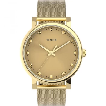 Timex Gold 'Essential' Chronograph Classical Watch - TW2U05400