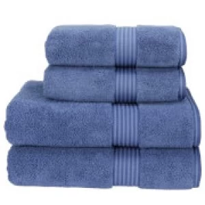 Christy Supreme Hygro Towels - Deep Sea Blue - Bath Sheet (Set of 2) - Blue