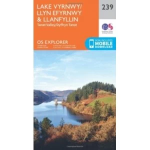 Lake Vyrnwy and Llanfyllin, Tanat Valley by Ordnance Survey (Sheet map, folded, 2015)