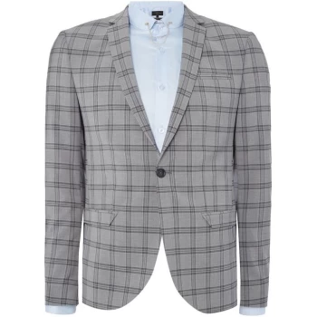 Label Lab Belvin SB1 Check Suit Jacket - Grey