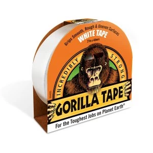 Gorilla Tape Reinforced Duct Tape - White - 27m Roll