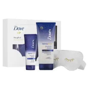 Dove Dermaspa Skin Lotion & Hand Cream With Eye Mask 3 Piece