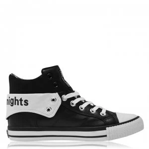 British Knights Roco Fold PU Mens Shoes - Black/White