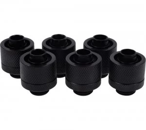Icicle 16/10 mm Compression Fittings - Black