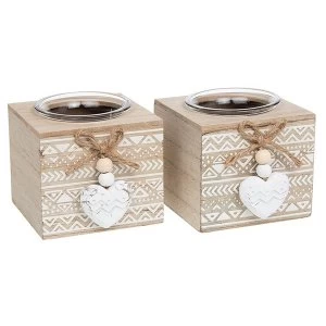 Provence Aztec Single Tealight Holder (One Supplied)