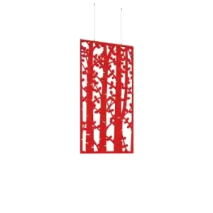 Social Spaces Piano Chords Acoustic Patterned Hanging Screens in Orange 1200 x 6