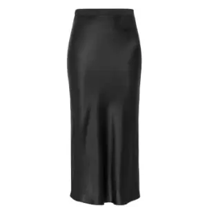 Anine Bing Bar Silk Skirt - Black