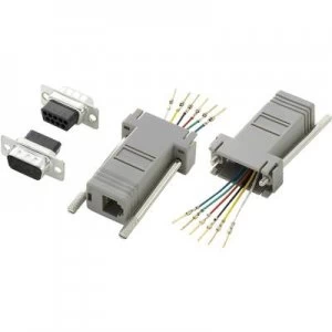 D SUB adapter D SUB plug 9 pin RJ12 socketConrad Components1 pcs