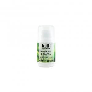 Faith Roll On Deodorant - Aloe Vera & Green Tea 50ml