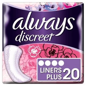 Always Discreet Liners Ultra Mini with Wings 20PK