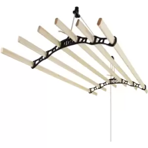 Clothing Airer Ceiling Pulleys- Black 1.4m