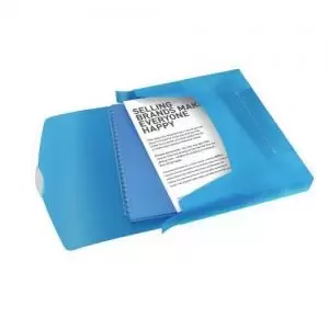 Rexel Choices Translucent Box File, A4, 350 Sheet Capacity, Blue -