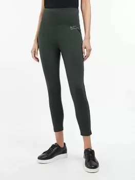 Barbour International Supra Legging - Green, Size 10, Women