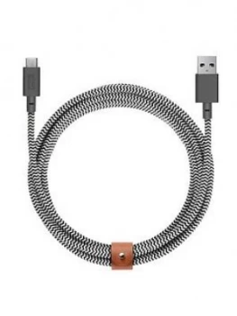Native Union Nu Belt Cable USB A To USB C - Zebra 3M