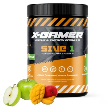 X-Gamer X-Tubz Sive 1 (Mango & Apple Flavoured) Energy Formula - 600g