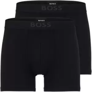 Boss Ultra Soft Boxers 2 Pack - Black