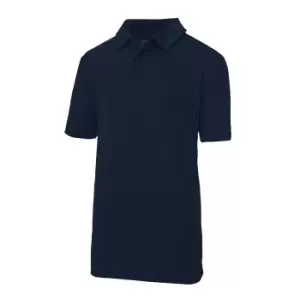 AWDis Just Cool Kids Unisex Sports Polo Plain Shirt (3-4 Years) (French Navy)