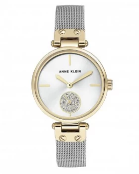 Ann Klein Ladies Silver Stainless Steel Bracelet Watch