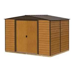 Rowlinson 10 x 12 Woodvale Metal Apex Shed With Floor