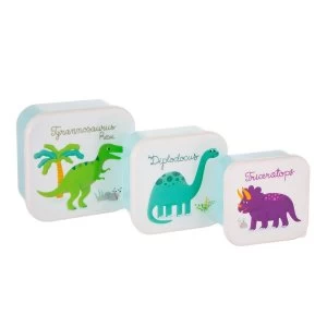 Sass & Belle (Set of 3) Roarsome Dinosaurs Lunch Boxes
